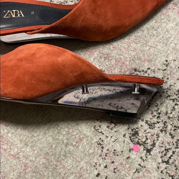 Zara mule with clear heel - Picture 3 of 3